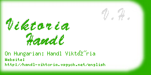 viktoria handl business card